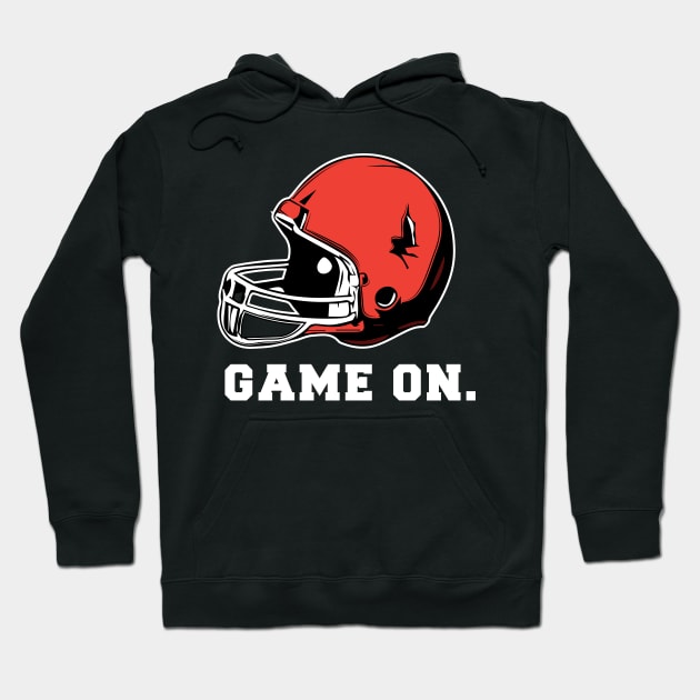 American football Super bowl Hoodie by Chaoscreator